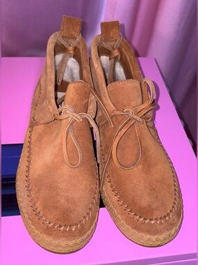 UGG Chestnut Suede Moccasin Shoes